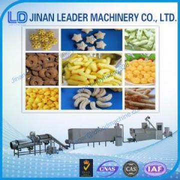 easy operation snack food machinery extruder corn puff making machines