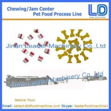 Chewing/jam center pet food making machinery