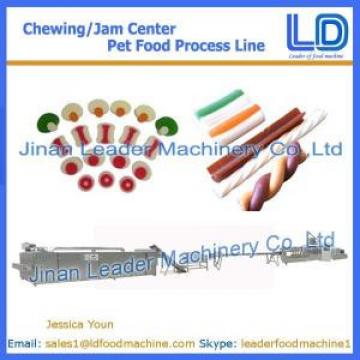 Chewing/jam center pet food machinery,Pet food processing line