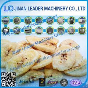 Banana Fruit chips process line -Jinan Leader Machinery