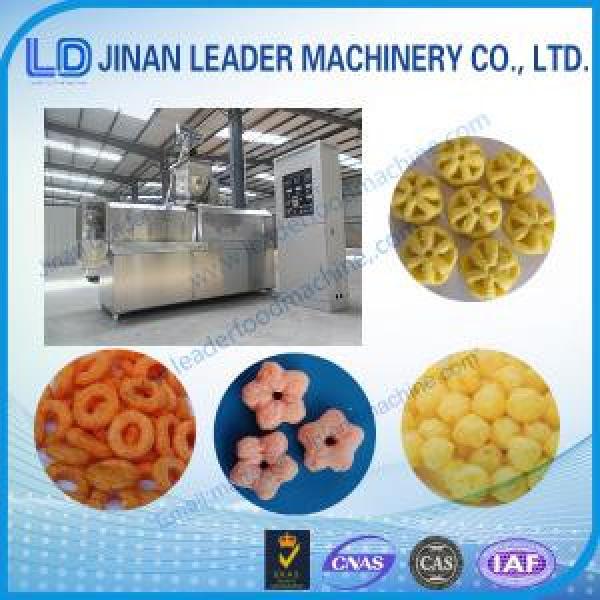 Stainless steel small scale puffed snacks food extrusion machine #1 image