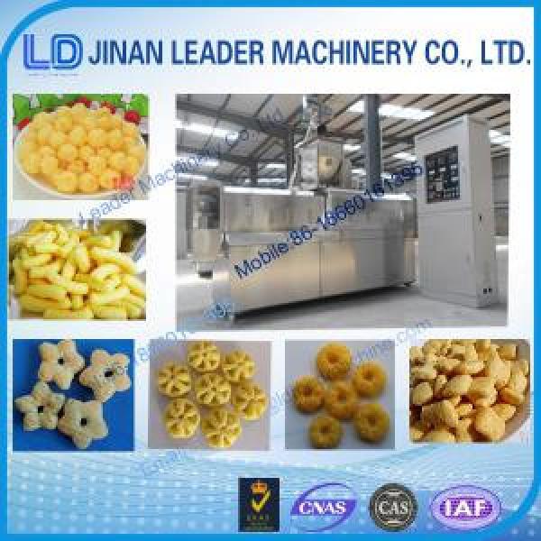 Automatic corn puffs twin screw extruder food industry equipment #1 image