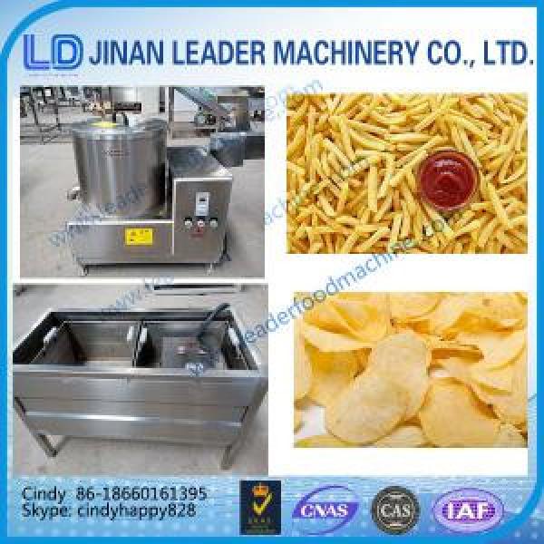 Small Scale Automatic crispy potato chips making machine Industrial Continuous Deep Fryer #1 image