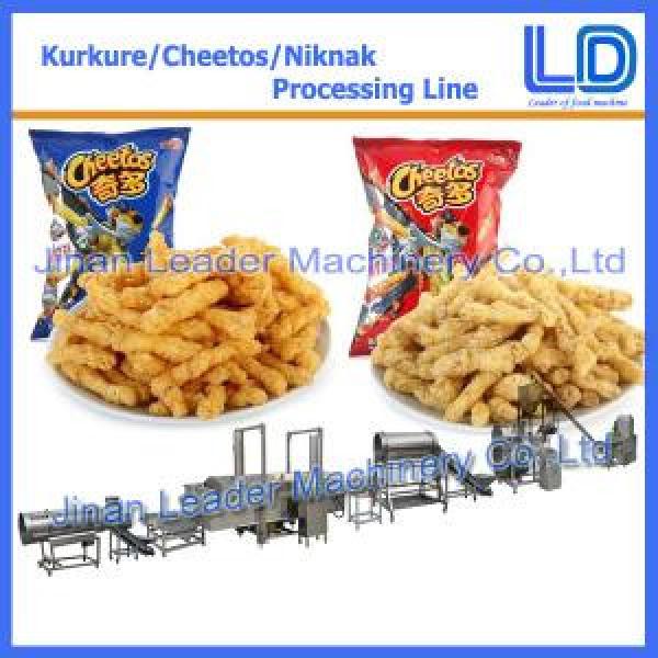 Industrial kurkure cheetos crisps puffcorn puffs extruder machinery #1 image