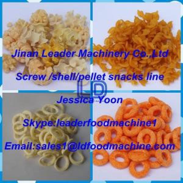 High productivity Automatic Screw/shell/chips frying food extrusion machine #1 image